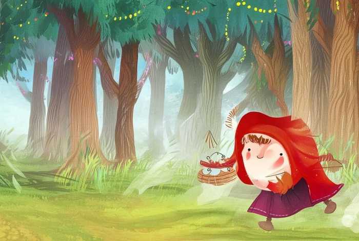 儿童绘本故事图片小红帽；绘本故事大全带图片小红帽