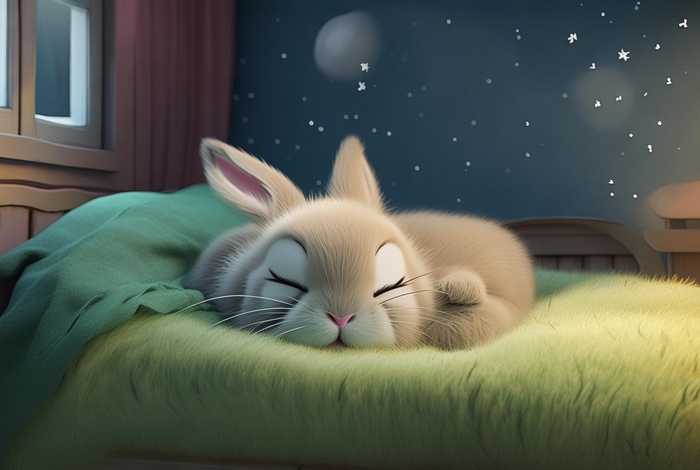 儿童故事小兔子自己睡觉了;小兔子睡觉儿童画 儿童故事小兔子自己睡觉了;小兔子睡觉儿童画