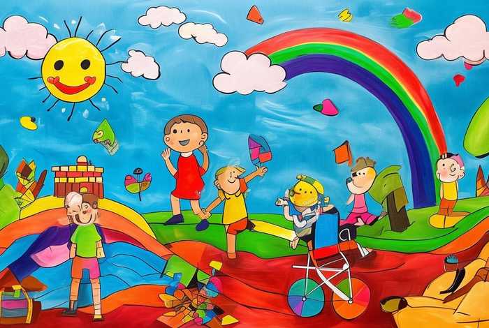 儿童手绘故事画4张（幼儿手绘画故事4图）