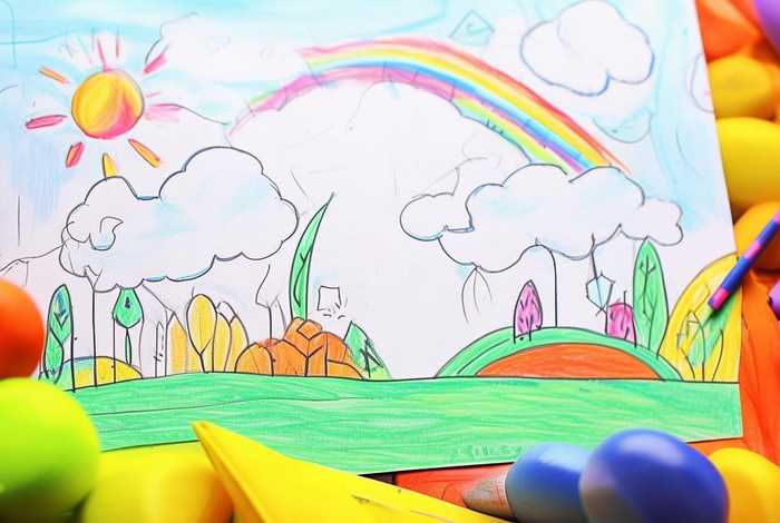 4 6岁儿童简笔画涂色免费下载；4到6岁的简笔画