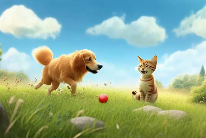 儿童故事狗和猫的故事 - 狗狗和猫猫的故事 儿童故事狗和猫的故事 - 狗狗和猫猫的故事