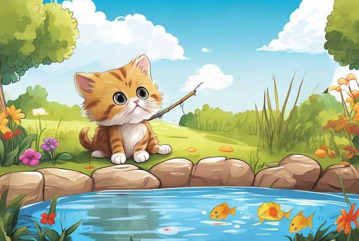 儿童绘本故事小猫钓鱼（幼儿绘本故事小猫钓鱼）