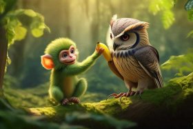 儿童小故事短篇小猴讲礼貌（小猴子讲礼貌的故事）