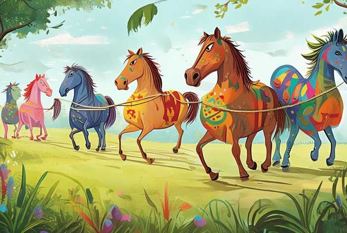 儿童故事拔河马比赛组图(拔河马比赛故事图片) 儿童故事拔河马比赛组图(拔河马比赛故事图片)