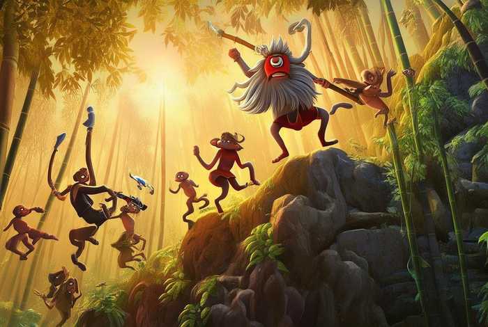 monkey英语故事（monkey king故事）