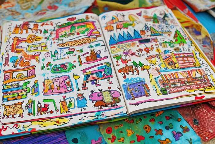 儿童画册制作，儿童画画册自己制作