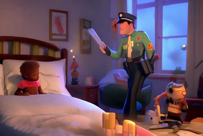 儿童睡前故事警察、幼儿睡前故事警察抓小偷