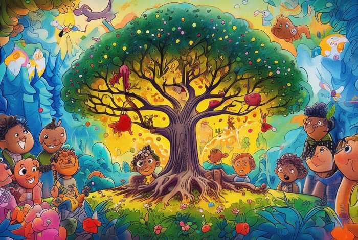 儿童故事内容图片，儿童故事图片大全大图