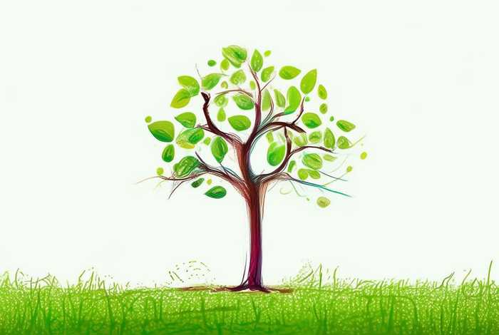 儿童简图小树；儿童小树简笔画图片