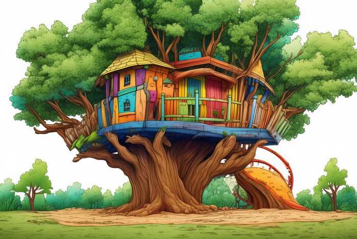 儿童故事树房子、幼儿园树房子故事 儿童故事树房子、幼儿园树房子故事