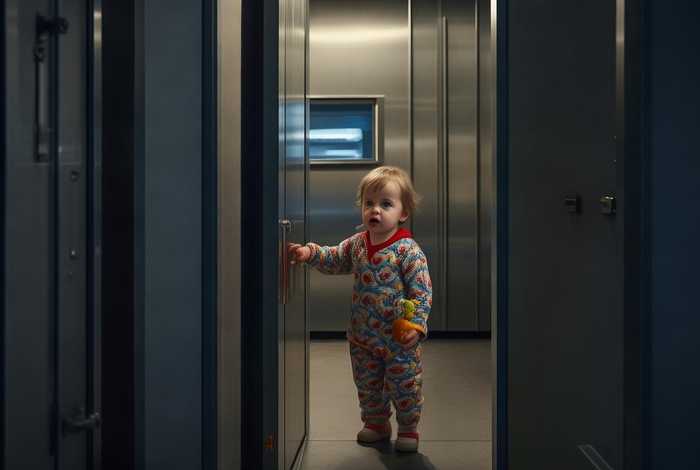 儿童困在电梯故事、儿童被困在电梯