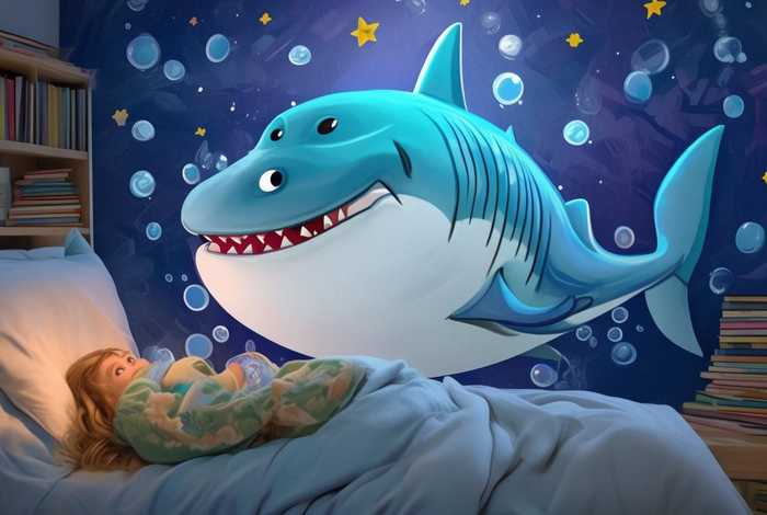 儿童睡前故事英文版鲨鱼、鲨鱼睡前故事文字版