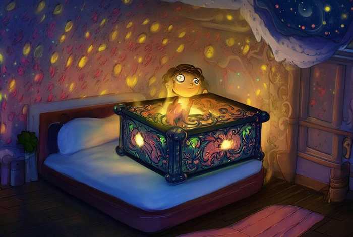 儿童睡前故事打火匣完整版；打火匣绘本故事图片