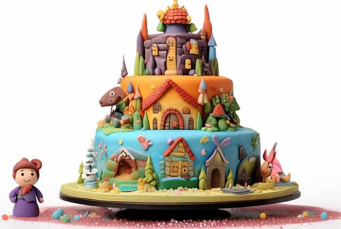 儿童蛋糕故事100例，幼儿故事蛋糕