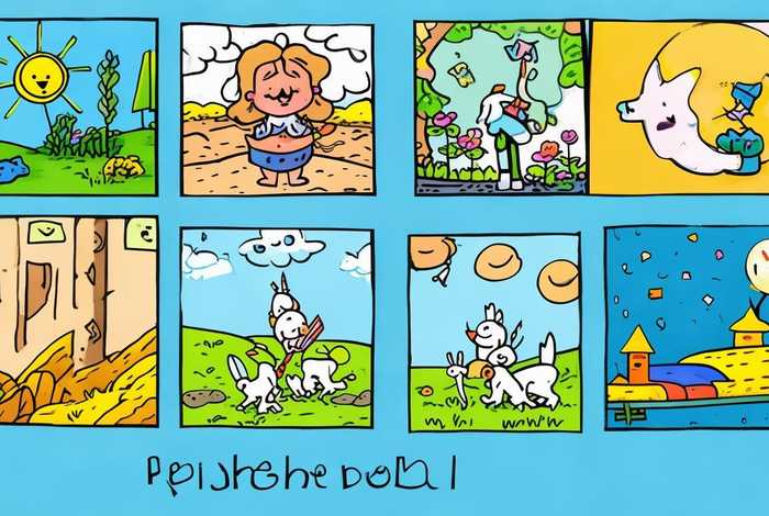 儿童故事自制绘本画简单；幼儿自制绘本故事6张简单图