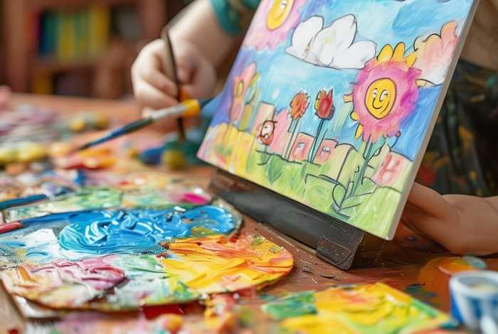 儿童画水粉画童趣，儿童画水粉画童趣怎么画