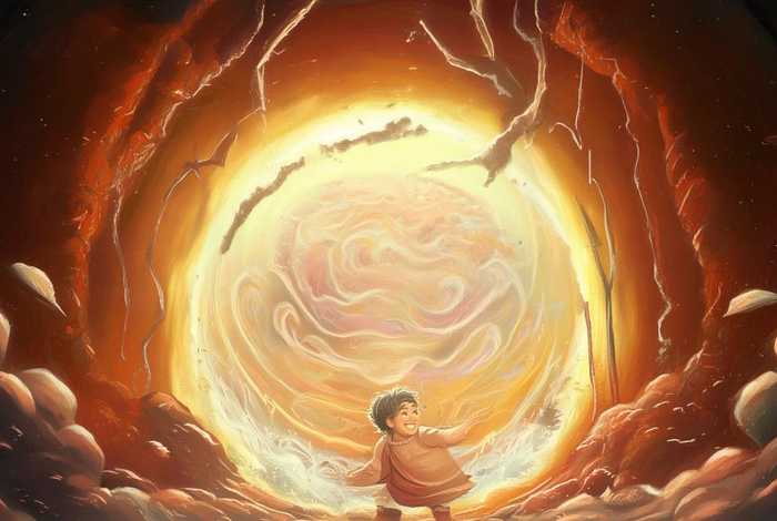 儿童故事盘古开天地的神话故事；阿布故事盘古开天地的神话故事