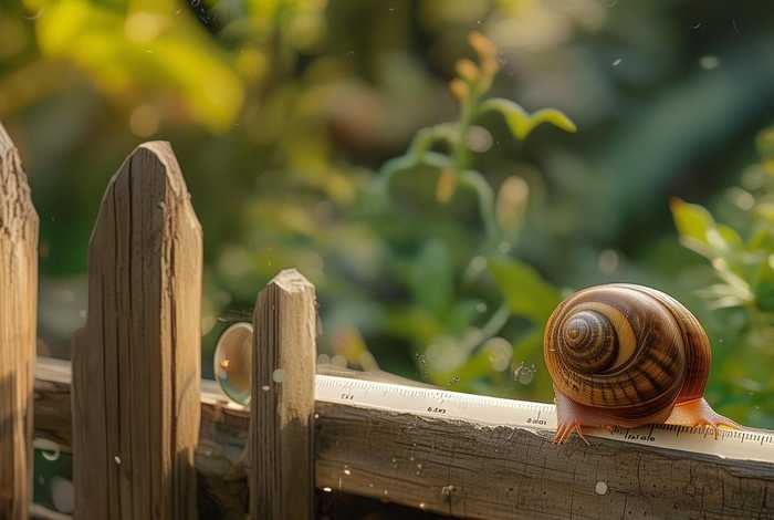 儿童故事小蜗牛出难题中刻度尺、小蜗牛出难题中刻度尺请爸爸帮忙