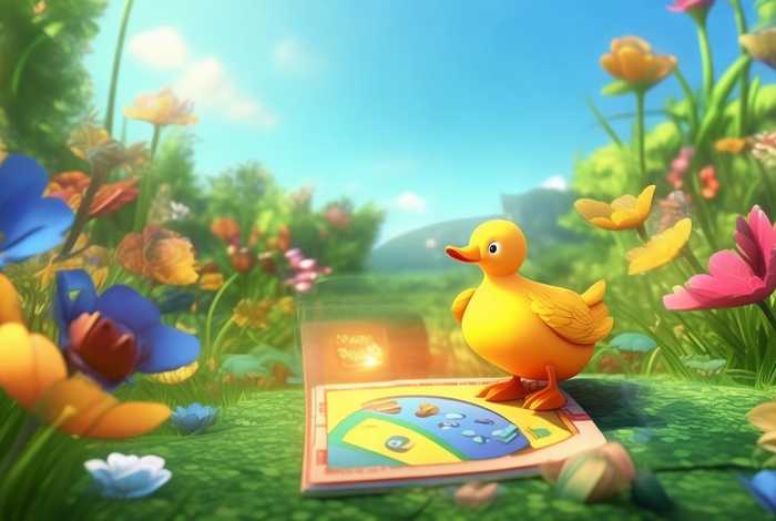儿童故事鸭子配插图 播放故事鸭子图片游戏