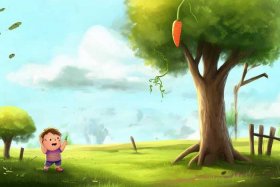 儿童守株待兔故事表演（幼儿守株待兔的故事）