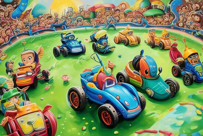 儿童卡丁车故事大全；儿童卡丁车海报