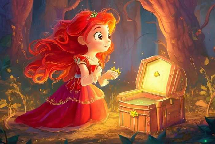 儿童故事红色公主；红色公主的故事