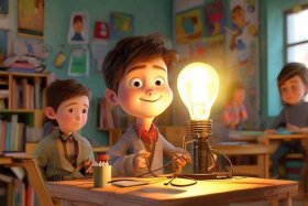 儿童故事精选版爱迪生、爱迪生的故事幼儿园