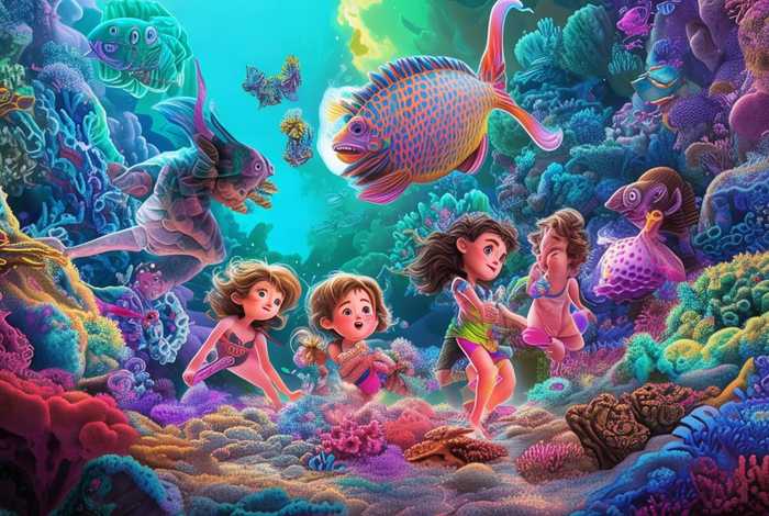 儿童海底故事；幼儿故事海底世界