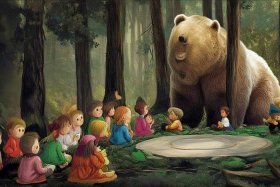 brown bear故事表演（Brown bear故事表演的串词）