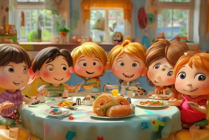 儿童故事关于吃饭、关于幼儿吃饭的故事