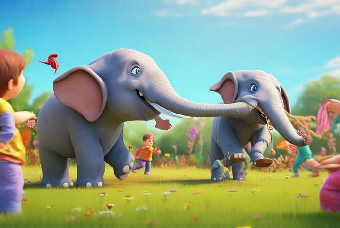 儿童版大象拔河故事;大象拔河的故事 儿童版大象拔河故事;大象拔河的故事