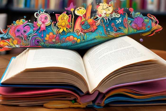 儿童故事书签涂色、故事书书签