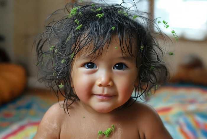 不洗头的小朋友头上长虱子故事 小朋友不洗头发长虱子