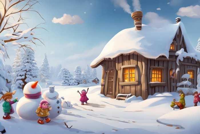 儿童故事《下雪了》（婴幼儿故事绘本《下雪了》）