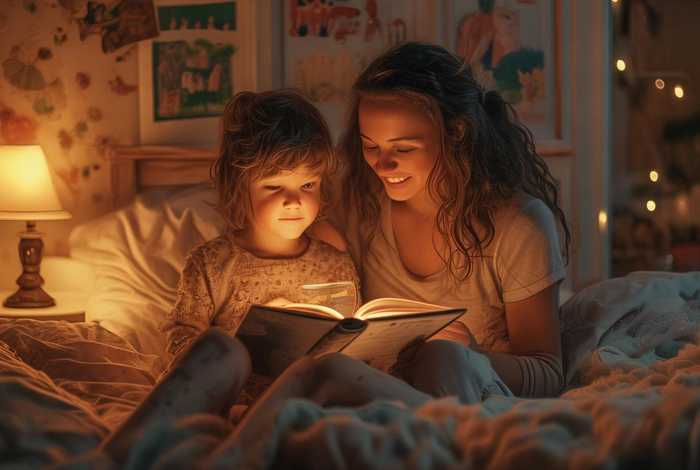 儿童听妈妈睡前故事，幼儿睡前听妈妈讲故事