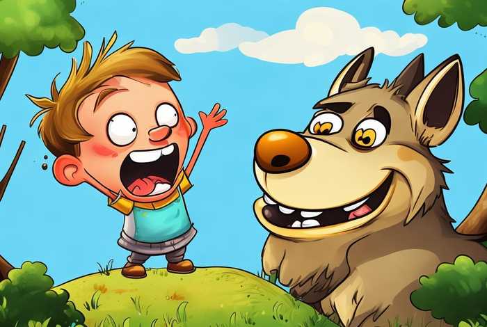 儿童故事狼来了图文（幼儿故事 狼来了）