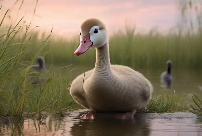 丑小鸭的童话故事绘画（丑小鸭的故事画画）