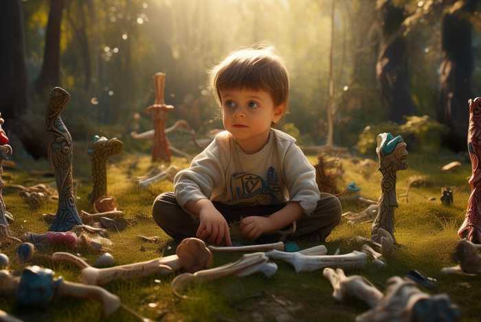 儿童故事棒骨，骨头故事