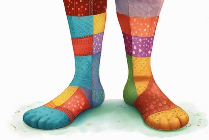 儿童故事长长的花袜子，长长的花袜子故事简笔画