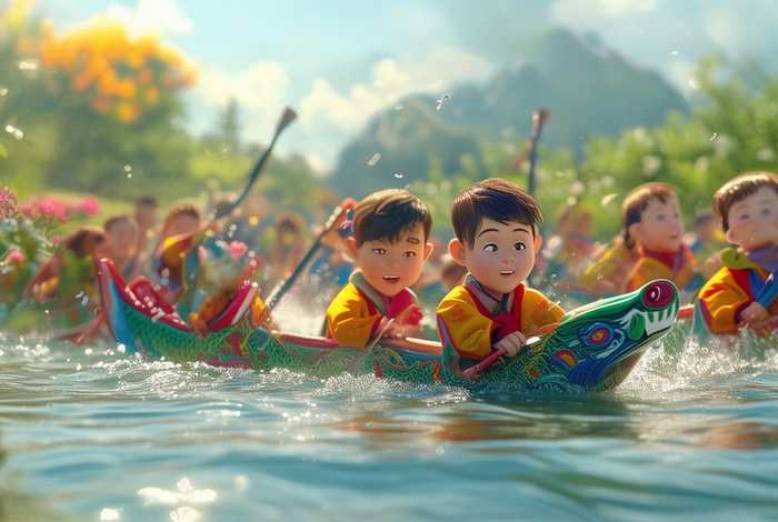 儿童故事赛龙舟；赛龙舟的幼儿故事