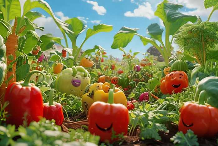 儿童故事魔法蔬菜，蔬菜故事绘本