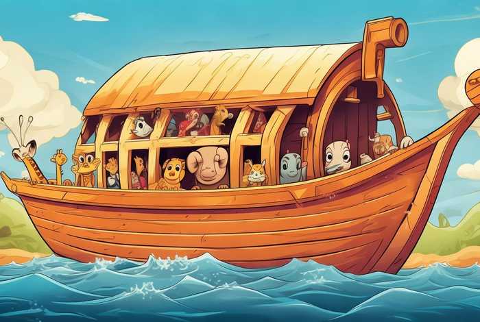 儿童版诺亚方舟故事书 诺亚方舟绘本故事 儿童版诺亚方舟故事书 诺亚方舟绘本故事