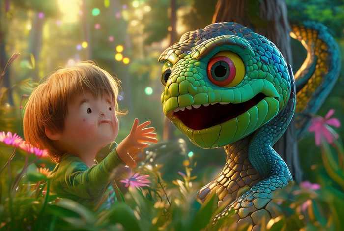 儿童故事3-6岁蛇的故事、关于蛇的幼儿故事