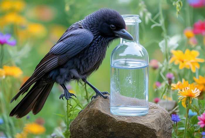 儿童故事乌鸦喝水3-6岁 - 幼儿故事乌鸦喝水的故事