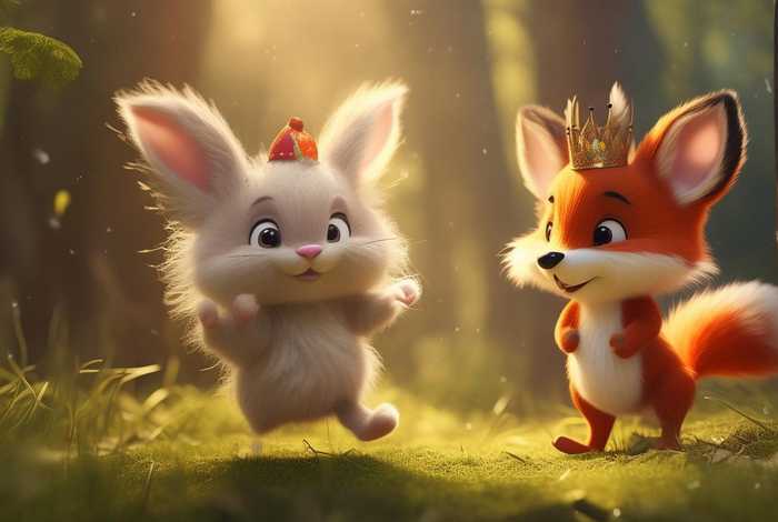 儿童童话故事兔子和狐狸；幼儿故事兔子和狐狸