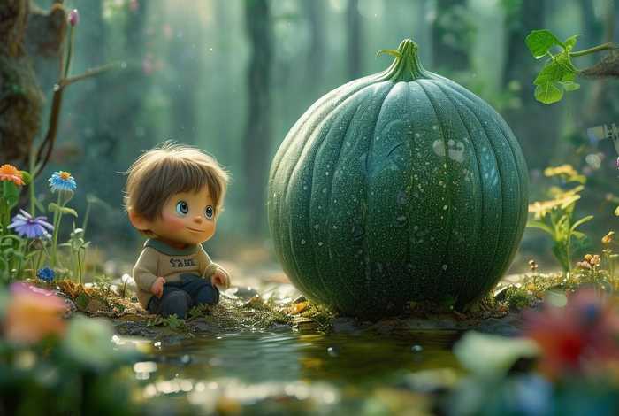 儿童故事冬瓜的故事，有关冬瓜的故事
