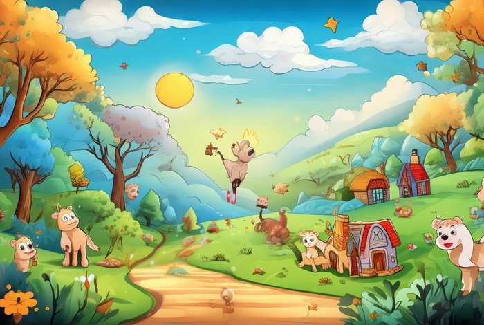 儿童故事背景图横屏，幼儿故事背景图片大全