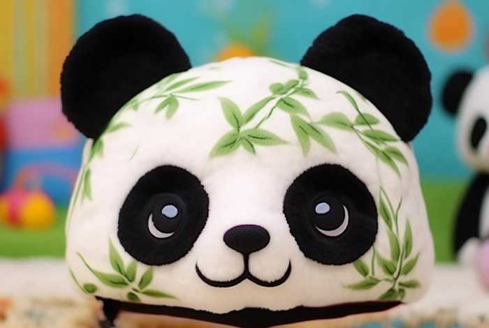 儿童熊猫头套制作图纸、儿童熊猫头套制作图纸教程