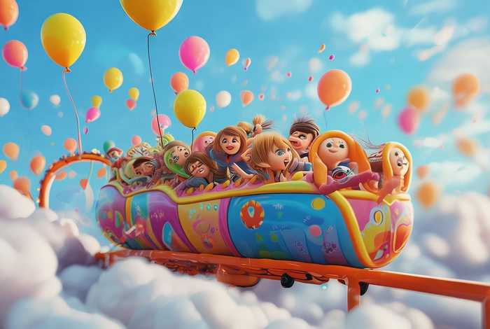 儿童故事过山车、关于过山车的幼儿故事