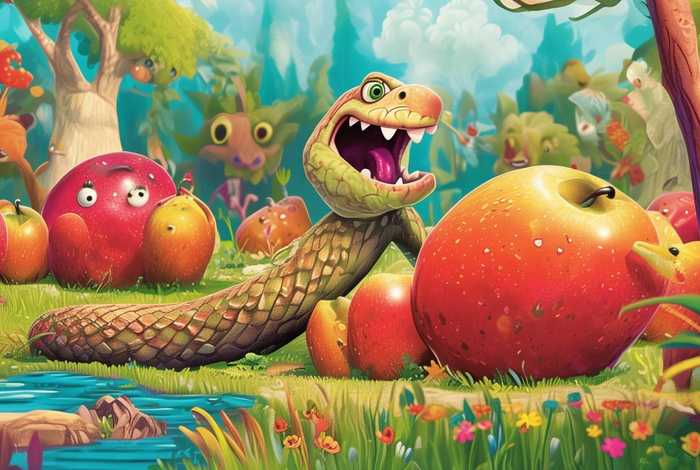 儿童故事贪吃蛇 幼儿绘本故事贪吃蛇